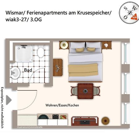 Ferienapartments Am Krusespeicher Ferienapartments Am Krusespeicher 3-27 วิสมาร์ ภายนอก รูปภาพ
